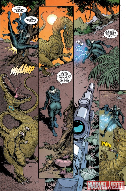 KLAWS OF THE PANTHER #1 preview page by Gianluca Gugliotta