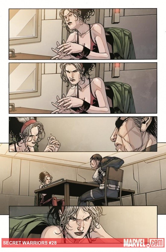 Secret Warriors #28 preview art by Alessandro Vitti
