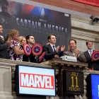 Chris Evans Rings the Opening Bell at the NYSE