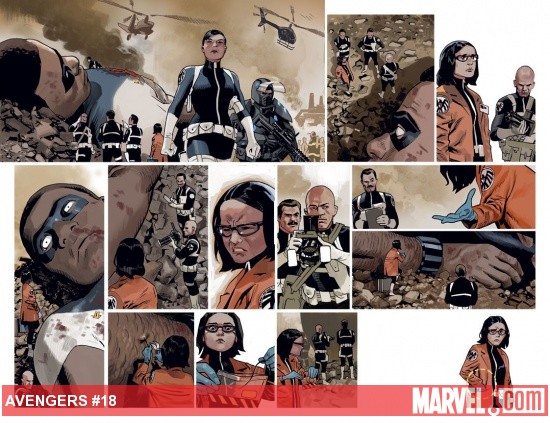 Avengers #18 preview art by Daniel Acuña