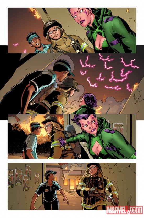 New Mutants #34 Preview Art by David Lopez