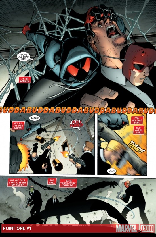 Point One #1 interior page by Ryan Stegman