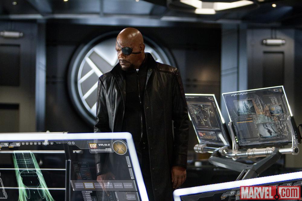 Samuel L. Jackson as Nick Fury in 'Marvel's The Avengers'