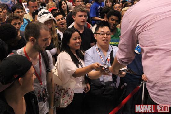 The Marvel booth at Fan Expo 2012