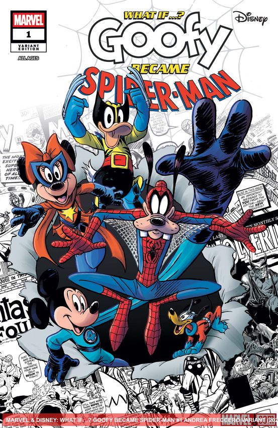 MARVEL & DISNEY: WHAT IF…? GOOFY BECAME SPIDER-MAN (2025) #1 (Variant)