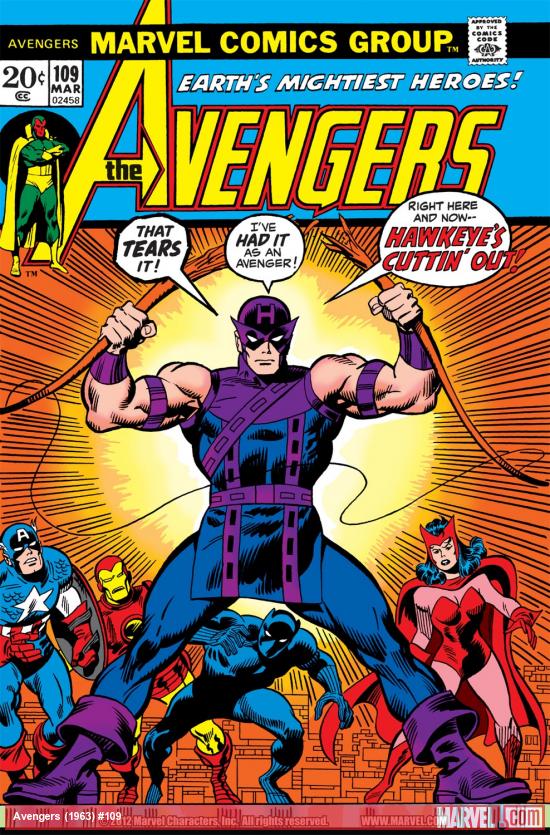 Avengers (1963) #109 Cover