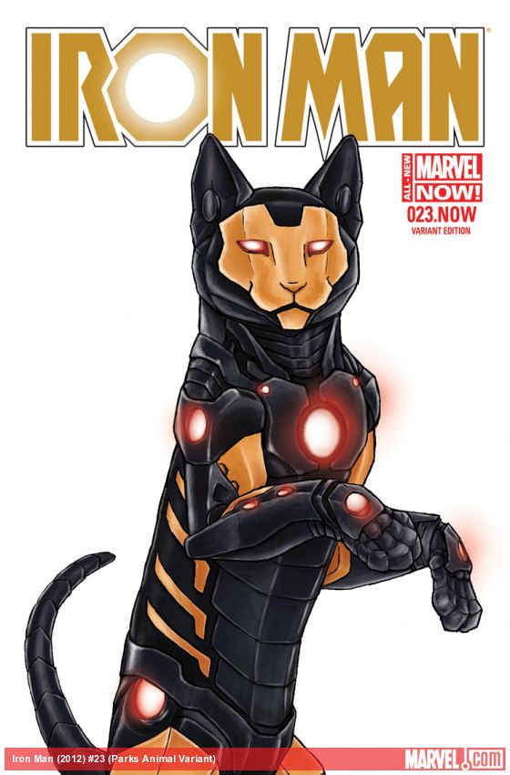 Iron Man (2012) #23 (Parks Animal Variant)