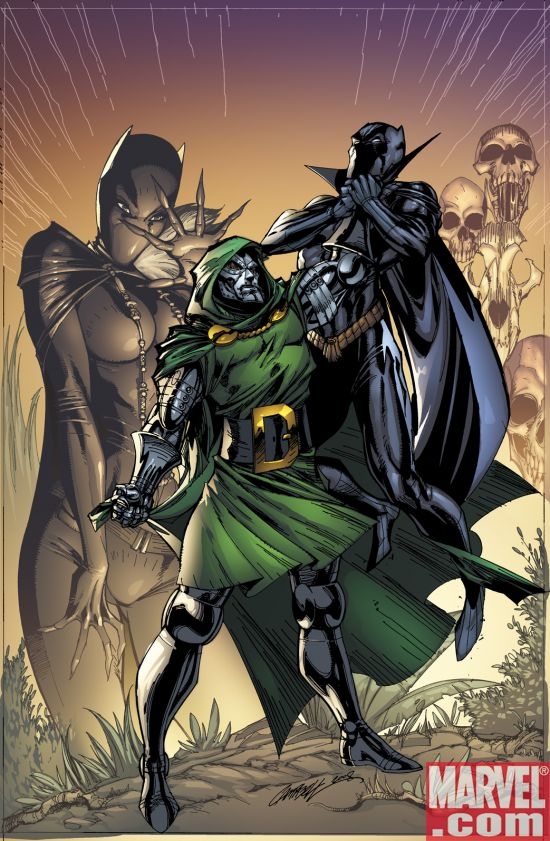 BLACK PANTHER #2 cover by J. Scott Campbell