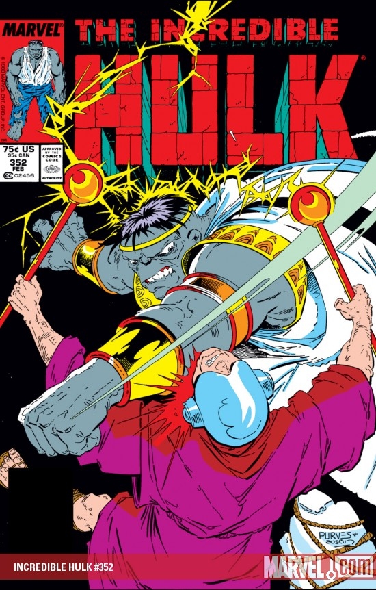 INCREDIBLE HULK #352 COVER