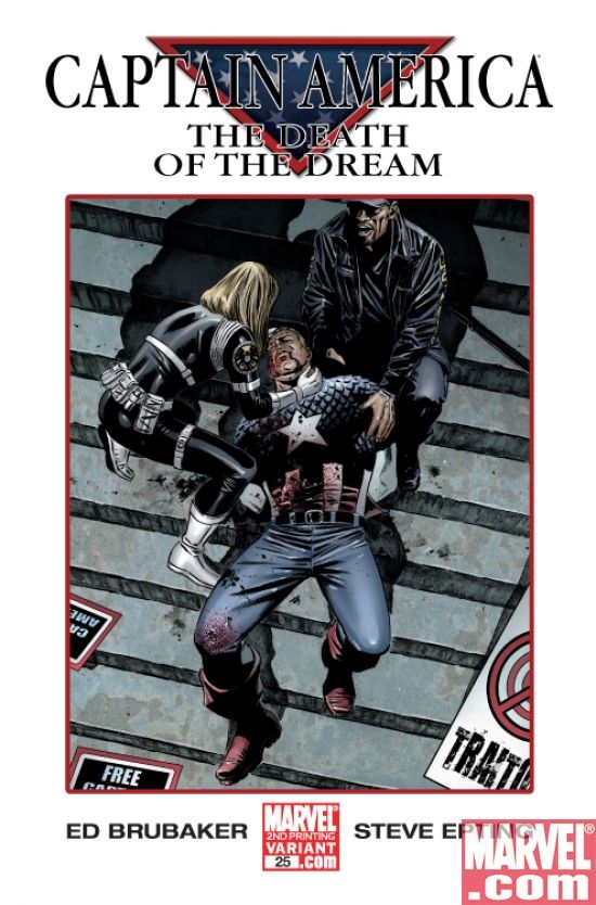 Captain America #25 2nd printing