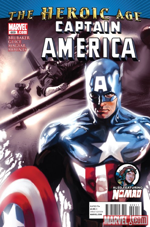 Captain America #609 cover by Marko Djurdjevic