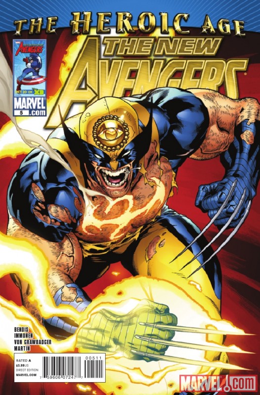 NEW AVENGERS #5 cover by Stuart Immonen
