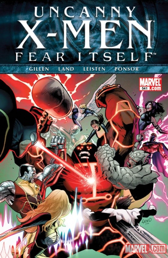 Uncanny X-Men #541 cover by Greg Land
