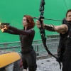 Scarlett Johansson and Jeremy Renner star as Black Widow and Hawkeye in Marvel's The Avengers