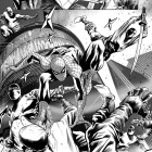 Avenging Spider-Man #6 inked preview art by Marco Checchetto