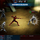 Daredevil and Black Cat vs. Bullseye screen shot from Marvel: Avengers Alliance