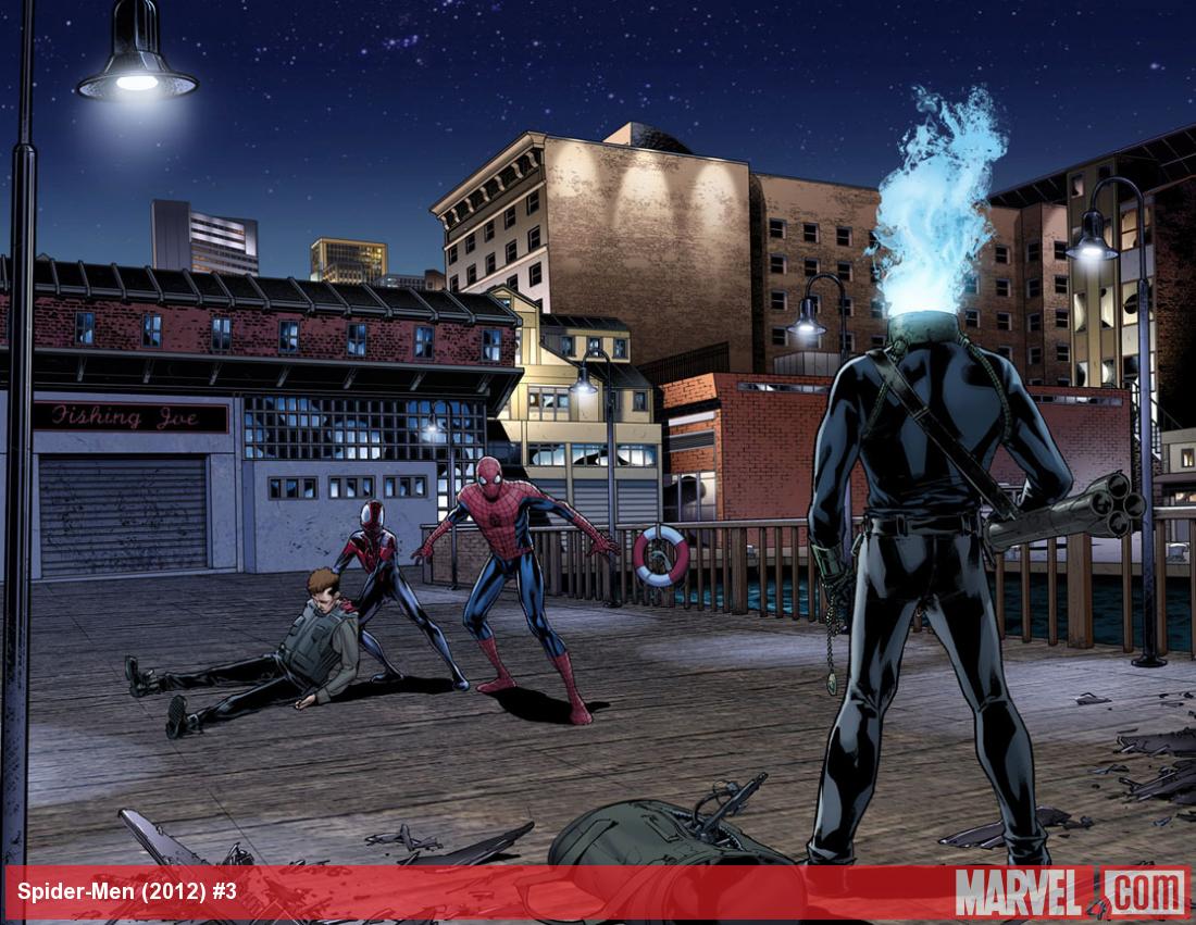 Spider-Men #3 preview art by Sara Pichelli