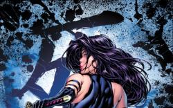 Psylocke #1 cover by David Finch