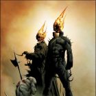Ghost Riders: Heaven's On Fire #1 cover by Jae Lee