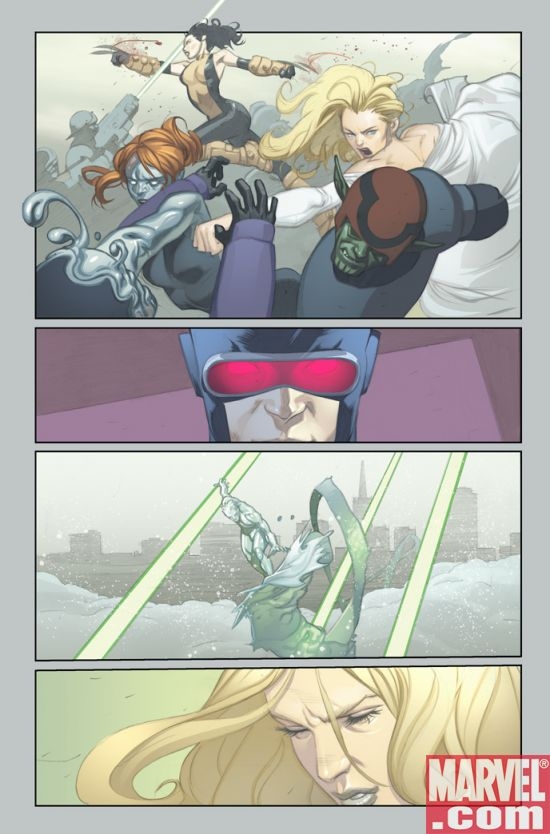SECRET INVASION: X-MEN #1 Interior Art