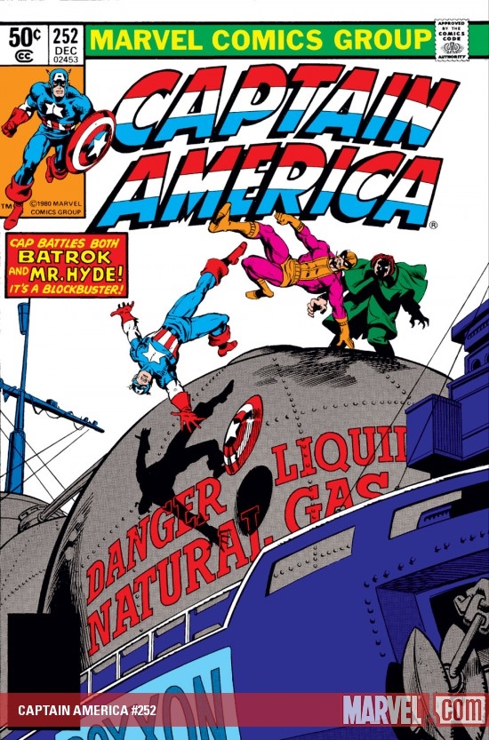 CAPTAIN AMERICA #252 COVER