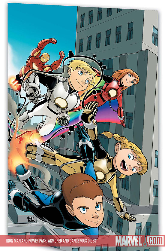 IRON MAN AND POWER PACK: ARMORED AND DANGEROUS (Digest)