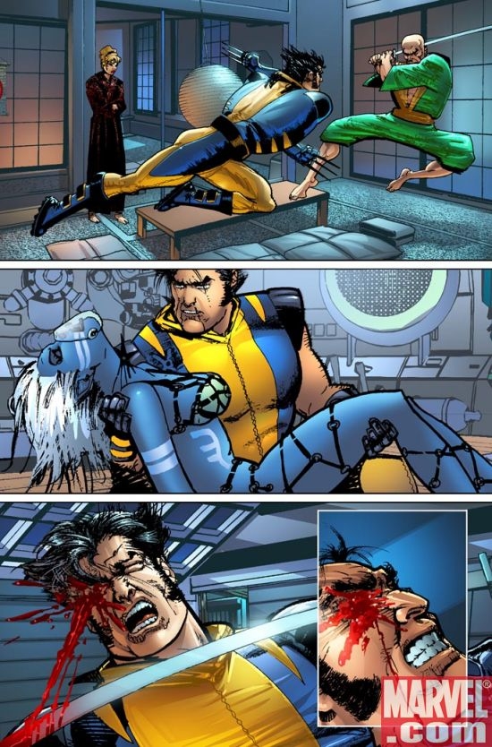 WOLVERINE #61 interior art by Howard Chaykin