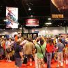 The crowd at the Marvel booth