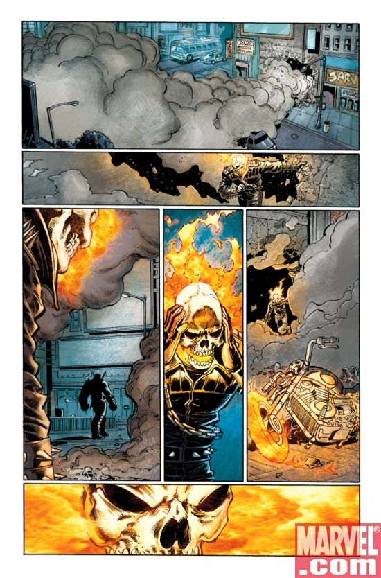 Ghost Rider #13 interior art