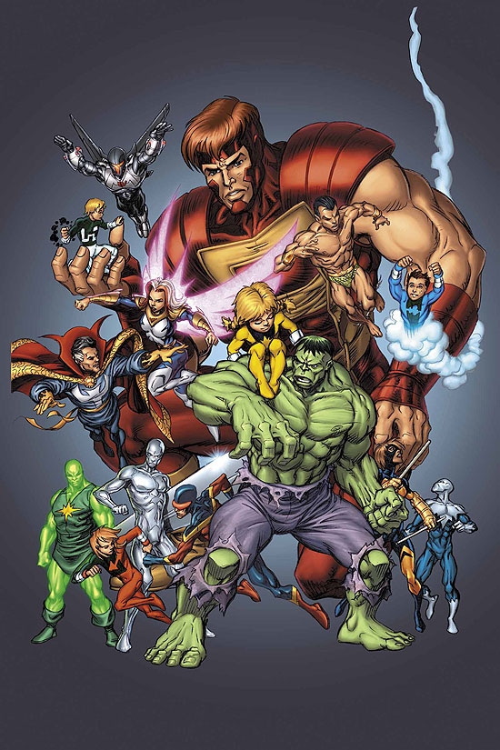 OFFICIAL HANDBOOK OF THE MARVEL UNIVERSE (1999) (TEAMS) COVER