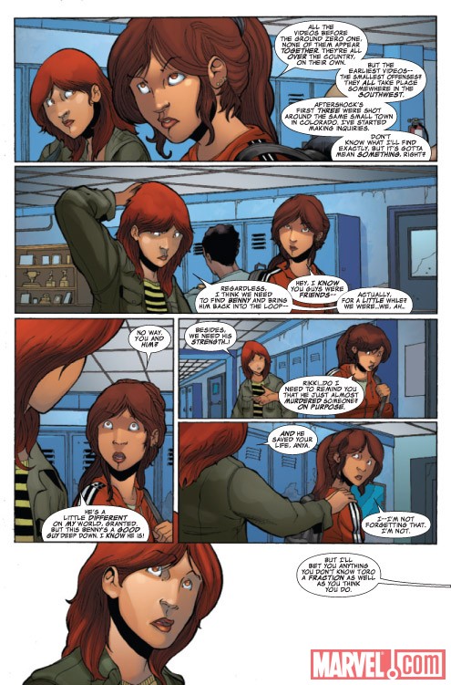 YOUNG ALLIES #3 preview art by David Baldeon