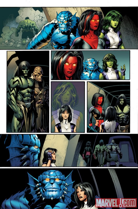 Image Featuring Rick Jones, She-Hulk (Jennifer Walters), Korg