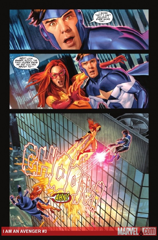 I AM AN AVENGER #3 preview page by Mike Mayhew