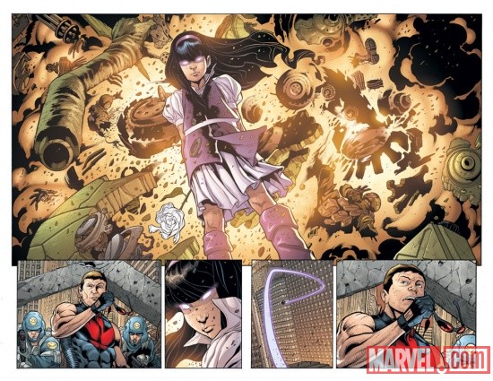 Ultimate Comics Hawkeye #2 preview art by Rafa Sandoval