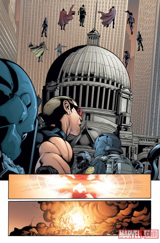 Ultimate Comics Hawkeye #2 preview art by Rafa Sandoval
