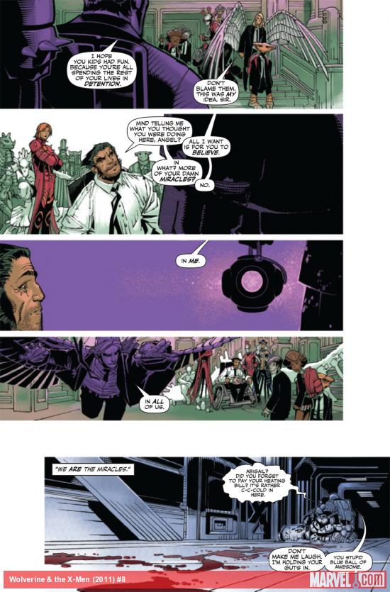 Wolverine & The X-Men #8 art by Chris Bachalo