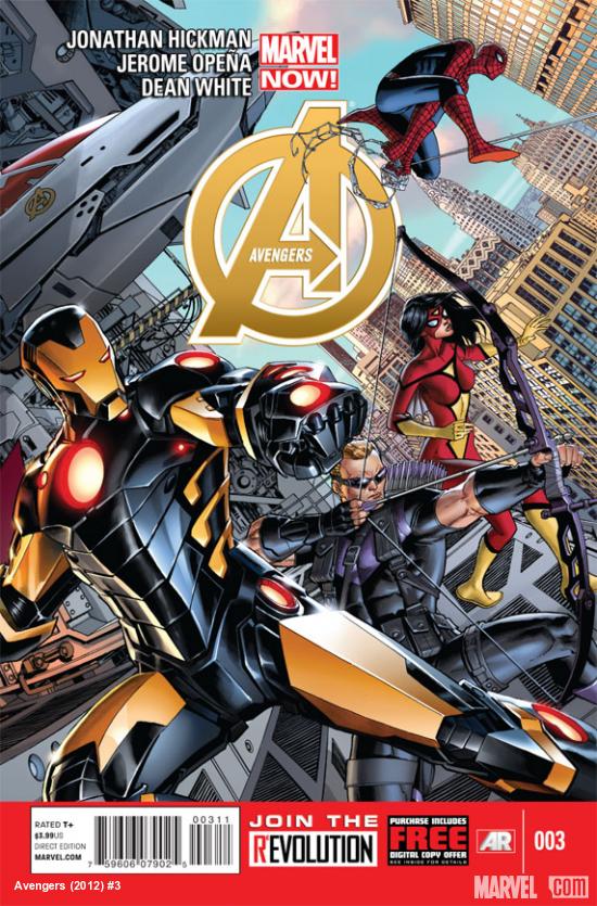 Avengers (2012) #3 cover by Dustin Weaver