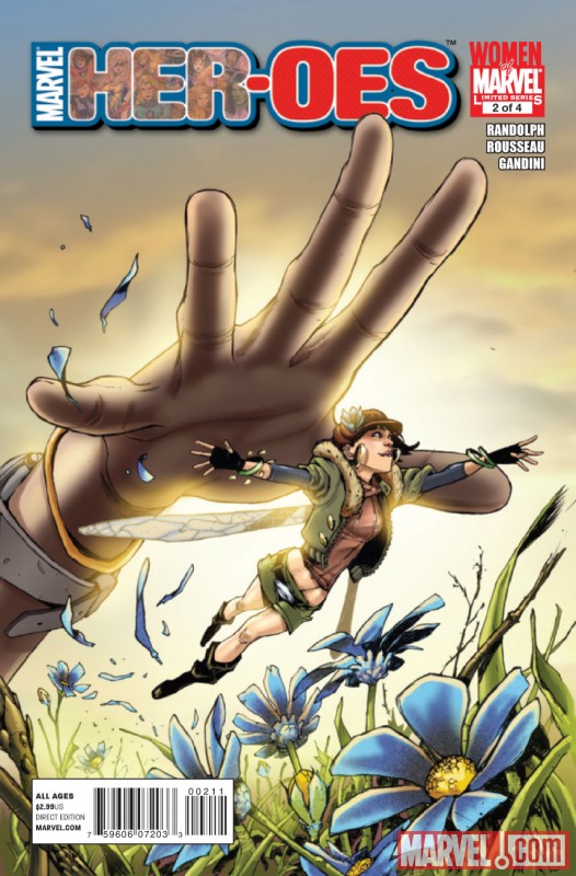 MARVEL HER-OES #2 cover by Sara Pichelli