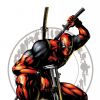 Deadpool character art from ''Marvel vs. Capcom 3''