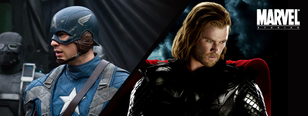 Thor and Cap Enter the Super Bowl