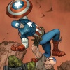 Ultimate Comics Captain America #3 cover by Ron Garney