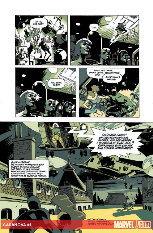 CASANOVA: LUXURIA #1 art by Gabriel Ba
