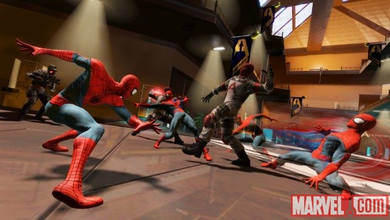 Screenshot of the Amazing Spider-Man from Spider-Man: Edge of Time