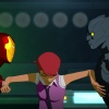 Iron Man, the Black Panther and Pepper Potts in Iron Man: Armored Adventures