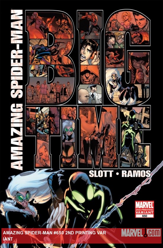 Amazing Spider-Man (1999) #650, 2nd Printing Variant