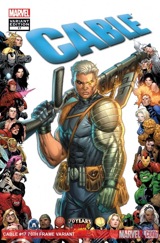 Cable (2008) #17, 70th Frame Variant															
