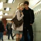 Emma Stone as Gwen Stacy and Andrew Garfield as Peter Parker/Spider-Man in The Amazing Spider-Man