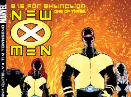 Cover: New X-Men #114, E is for Extinction