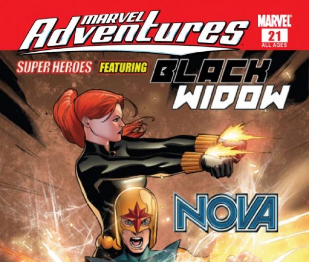MARVEL ADVENTURES SUPER HEROES #21 Cover by Clayton Henry