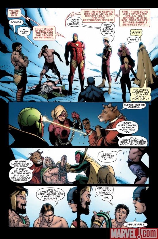 MIGHTY AVENGERS #23 preview page 5